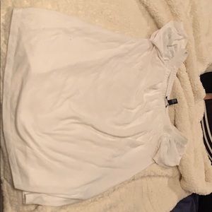 Cute off the shoulder white dress